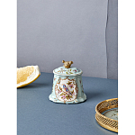 Шкатулка голубого цвета с рисунком и состаренным эффектом Eden Garden варинант исполнения - 7 | Loft Concept в Орле