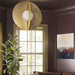 Подвесной светильник в форме золотых дисков Minimalist Lighting Fixture варинант исполнения - 3 | Loft Concept в Орле