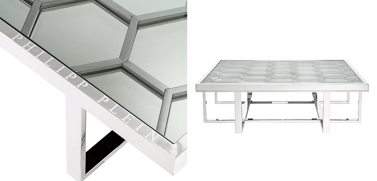 Кофейный стол Philipp Plein Coffee Table Skeleton Chrome Кофейный стол Philipp Plein Coffee Table Skeleton Chrome - Loft-Concept в Орле