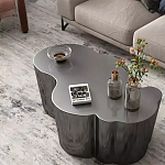 Дизайнерский журнальный стол зеркальный волнистой формы Gytep варинант исполнения - 3 | Loft Concept в Орле