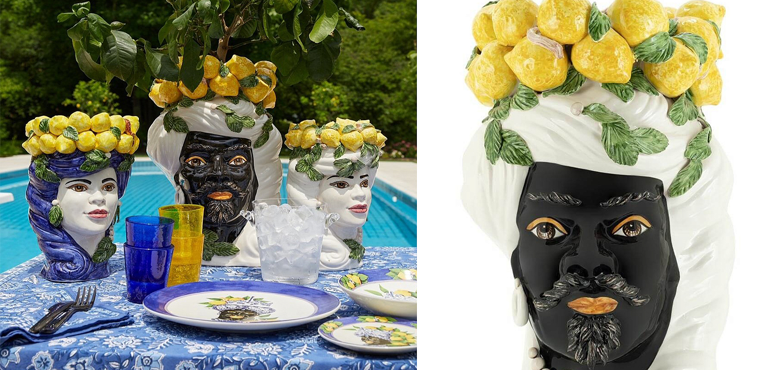 Ваза VASE LEMON HEAD MAN BIG Ваза VASE LEMON HEAD MAN BIG - Loft-Concept в Орле