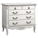 Комод белый из массива бука в стиле прованс White Provence варинант исполнения - 3 | Loft Concept в Орле