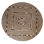 Столик журнальный круглый с полосатым узором Zebroids варинант исполнения - 7 | Loft Concept в Орле