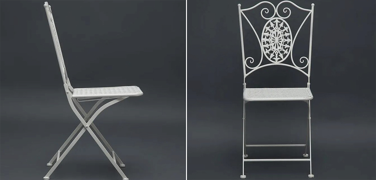 Стул Forged Patterns Eline White Стул Forged Patterns Eline White - Loft-Concept в Орле