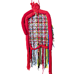 Настенный ковер разноцветный из одежды Heart варинант исполнения - 2 | Loft Concept в Орле