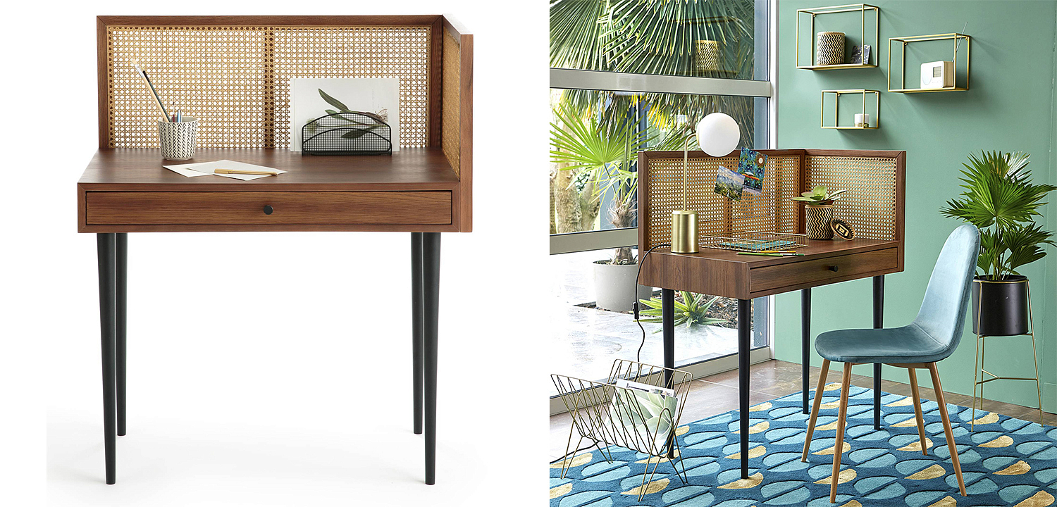 Рабочий стол Agnar Wicker Table Рабочий стол Agnar Wicker Table - Loft-Concept в Орле