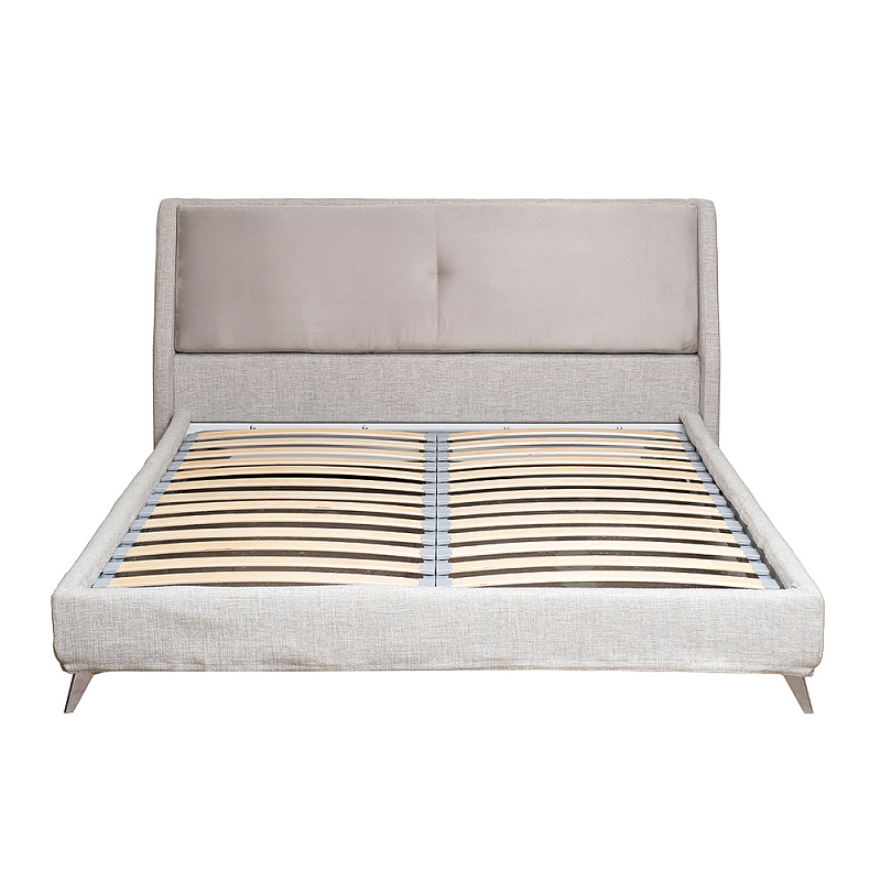 Кровать двуспальная серая Heart of the Bedroom Серый Кровать двуспальная серая Heart of the Bedroom Серый в Орле | Loft Concept