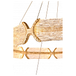 Люстра с 2-мя кольцами с текстурным природным рисунком IceFlame варинант исполнения - 4 | Loft Concept в Орле