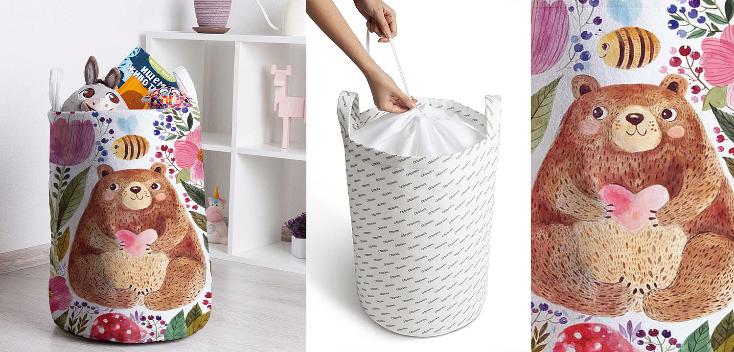 Корзина Love Bear Basket Корзина Love Bear Basket - Loft-Concept в Орле
