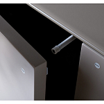 Комод со стеклянной столешницей и с выдвижными ящиками Minimalist Accent варинант исполнения - 4 | Loft Concept в Орле