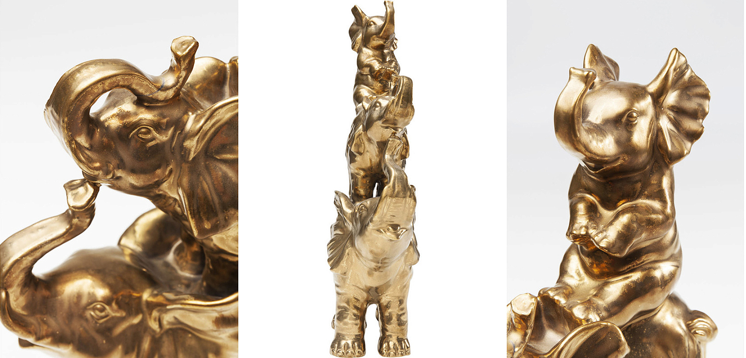 Статуэтка Family of Golden Elephants Статуэтка Family of Golden Elephants - Loft-Concept в Орле