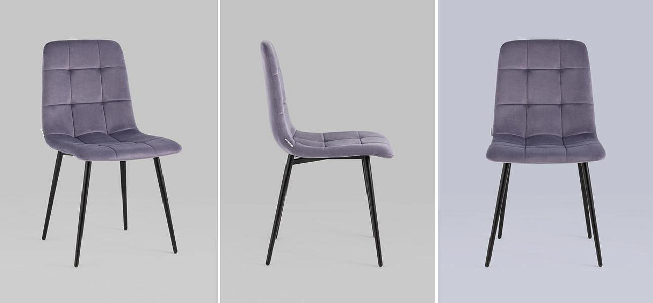 Стул NANCY Chair Пыльно-Сиреневый Велюр Стул NANCY Chair Пыльно-Сиреневый Велюр - Loft-Concept в Орле