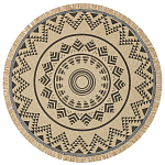 Ковер круглый из комбинированного состава Fantasy варинант исполнения - 1 | Loft Concept в Орле