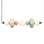 Подвесной светильник линейный с керамическими элементами 24W LED Fragrant Light варинант исполнения - 2 | Loft Concept в Орле