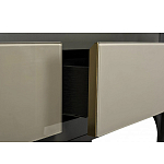 Консоль тёмно-коричневого цвета с 2-мя ящиками Gladstone варинант исполнения - 4 | Loft Concept в Орле