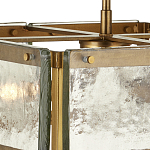 Потолочный светильник квадратный из толстого литого стекла Cast Glass варинант исполнения - 2 | Loft Concept в Орле