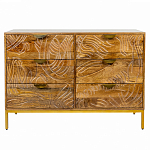 Комод с выдвижными ящиками и фактурным фасадом Termite варинант исполнения - 1 | Loft Concept в Орле