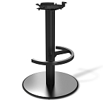 Барный стул вращающийся со спинкой Бежевый Велюр Vendramin Chair варинант исполнения - 4 | Loft Concept в Орле