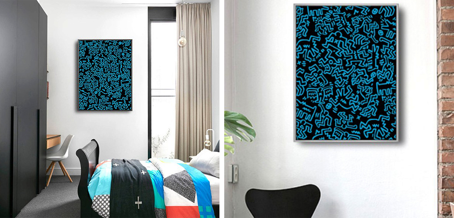 Постер Keith Haring 7 Постер Keith Haring 7 - Loft-Concept в Орле