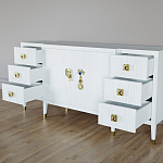 Большой Комод-буфет Elsa Dreams White с ящиками варинант исполнения - 6 | Loft Concept в Орле