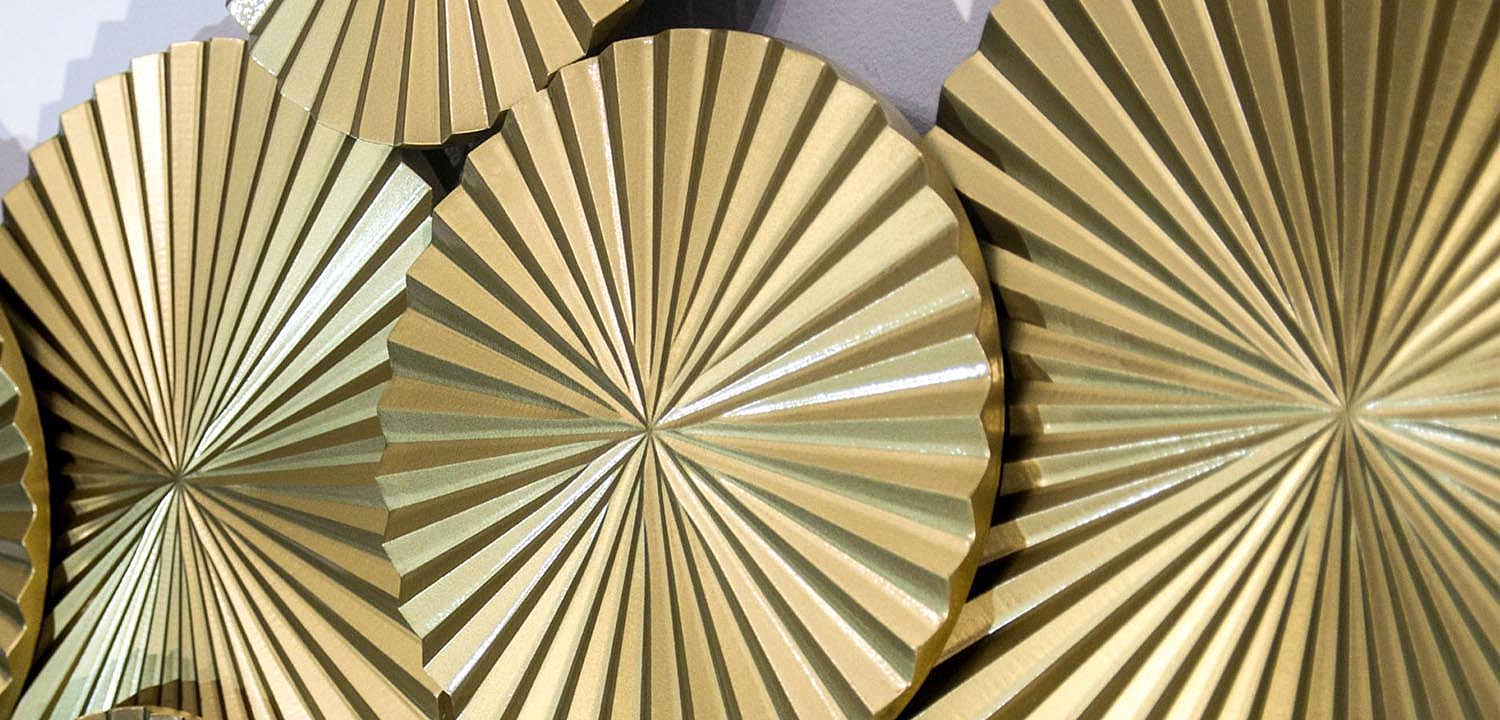 Арт-объект Apollo Gold Wall Plaque Disc 11 Арт-объект Apollo Gold Wall Plaque Disc 11 - Loft-Concept в Орле