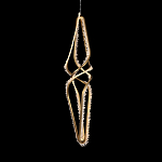 Подвесной светильник с декоративными элементами в виде кристаллов Smooth Shine варинант исполнения - 2 | Loft Concept в Орле