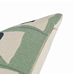 Подушка декоративная зеленого цвета с геометрическим рисунком Divine Abstractions варинант исполнения - 3 | Loft Concept в Орле