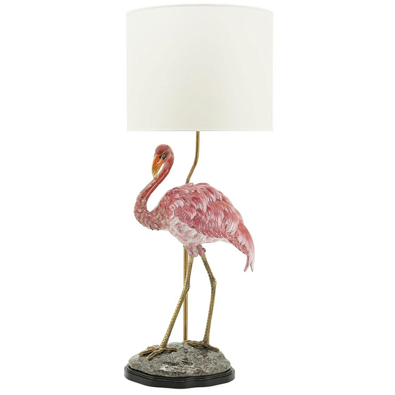 Настольная лампа ABHIKA LAMPTABLE FLAMINGO Розовый Золотой Настольная лампа ABHIKA LAMPTABLE FLAMINGO Розовый Золотой в Орле | Loft Concept
