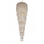 Люстра многоярусная каскадная с хрустальными подвесками Roul Crystal Light варинант исполнения - 6 | Loft Concept в Орле