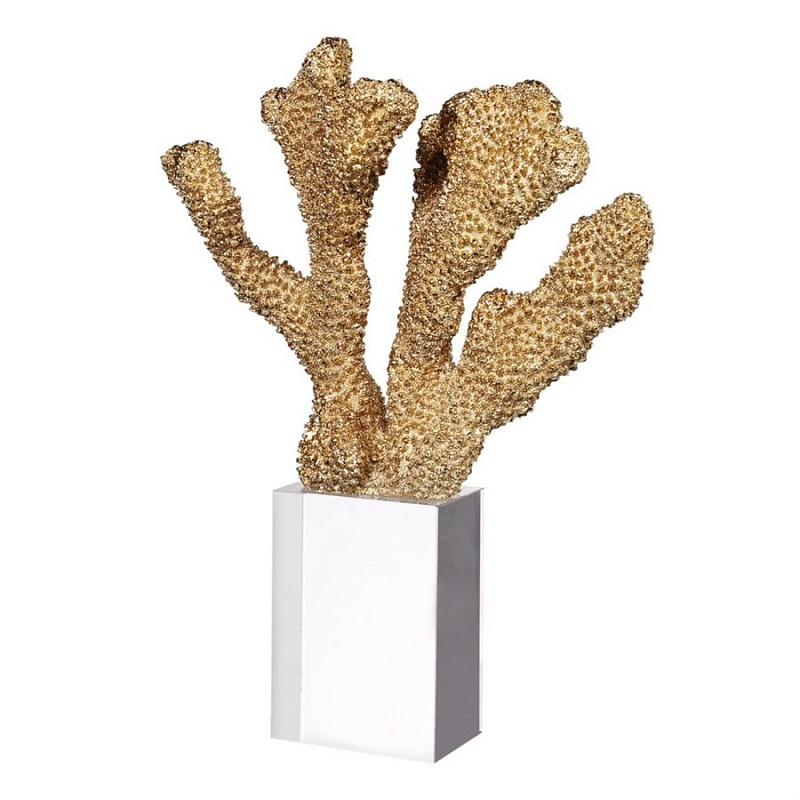 Статуэтка Gold Sea Cactus Золотой Прозрачный Статуэтка Gold Sea Cactus Золотой Прозрачный в Орле | Loft Concept