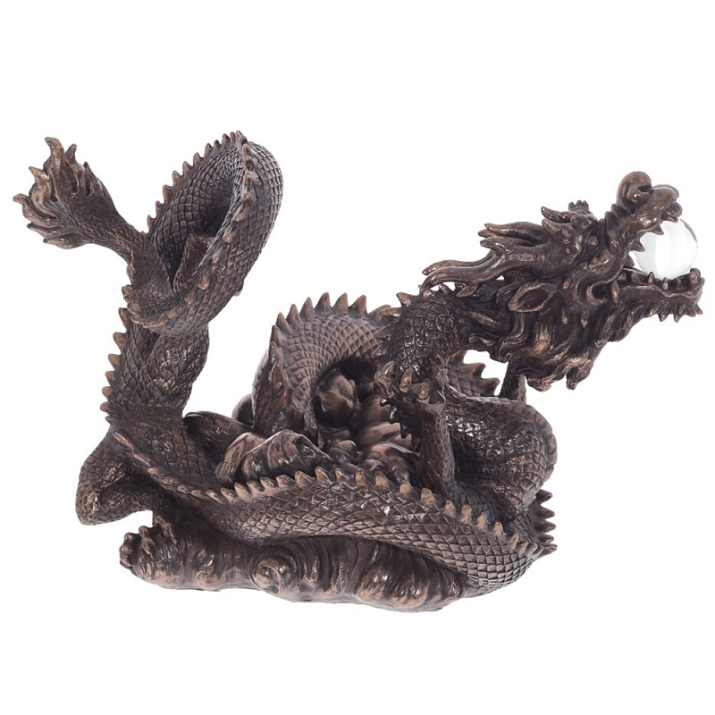 Декоративная статуэтка Дракон Fuzanglong Dragon Dark Bronze Statuette Темная бронза Прозрачный Декоративная статуэтка Дракон Fuzanglong Dragon Dark Bronze Statuette Темная бронза Прозрачный в Орле | Loft Concept