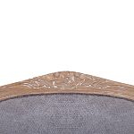 Кресло Ava Classical Armchair brown and grey velour варинант исполнения - 5 | Loft Concept в Орле