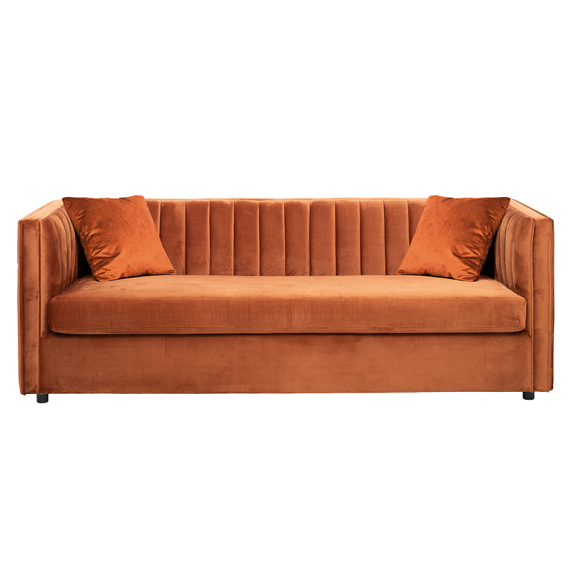 Диван Claire Sofa Терракотовый Диван Claire Sofa Терракотовый в Орле | Loft Concept