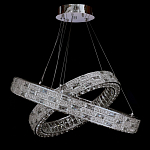 Люстра на 2 кольца с текстурной огранкой Reflection of Reality варинант исполнения - 6 | Loft Concept в Орле