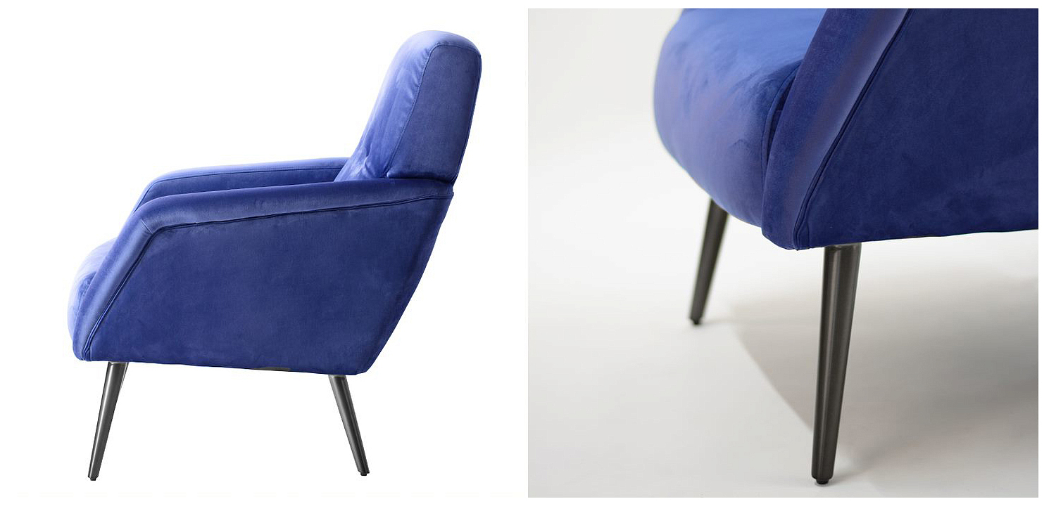 Кресло Diaspro Chair blue Кресло Diaspro Chair blue - Loft-Concept в Орле