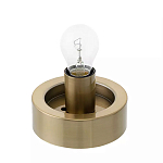 Настольный светильник с плафоном из затемненного стекла с рельефным узором Glass lampshade with Relief Pattern варинант исполнения - 2 | Loft Concept в Орле