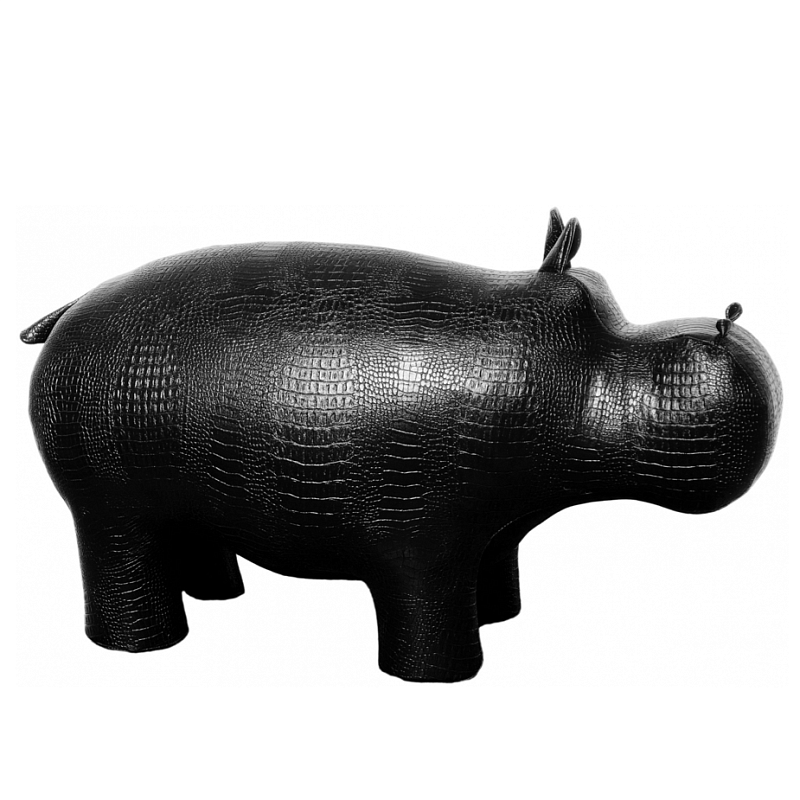Пуф Бегемот Poof Hippo black Черный Пуф Бегемот Poof Hippo black Черный в Орле | Loft Concept
