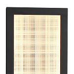 Светодиодное прямоугольное бра из металла черного цвета Lattice Lux варинант исполнения - 6 | Loft Concept в Орле