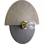 Круглый настенный фактурный светильник Textured Disc варинант исполнения - 1 | Loft Concept в Орле