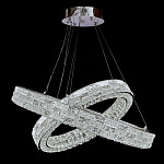 Люстра на 2 кольца с текстурной огранкой Reflection of Reality варинант исполнения - 7 | Loft Concept в Орле