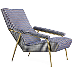 Дизайнерское кресло с подлокотниками Gio Ponti D.153.1 Armchair варинант исполнения - 1 | Loft Concept в Орле