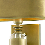 Бра с овальным абажуром на прозрачном основании Masculinity варинант исполнения - 1 | Loft Concept в Орле