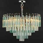 Дизайнерская люстра AQUA Blue Lagoon бирюзовое стекло несколько ярусов варинант исполнения - 6 | Loft Concept в Орле