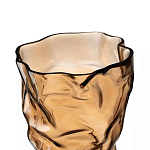 Ваза стеклянная фактурная Crumpled Vase 32 см варинант исполнения - 2 | Loft Concept в Орле