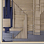 Аксессуар Геометрическая абстракция Figurative Beige Wall Hangings варинант исполнения - 1 | Loft Concept в Орле