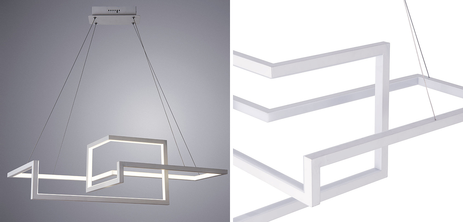 Люстра Esther Geometric White Chandelier II Люстра Esther Geometric White Chandelier II - Loft-Concept в Орле