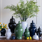 Ваза с крышкой однотонная Высота 48 см Chinoiserie Ceramics варинант исполнения - 6 | Loft Concept в Орле