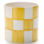 Кашпо из керамики с графическими принтами Brighter варинант исполнения - 5 | Loft Concept в Орле