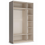 Шкаф трёхдверный с 1-ой зеркальной дверью Satin Furniture варинант исполнения - 3 | Loft Concept в Орле