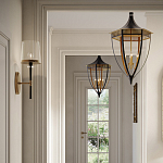 Подвесной светильник в форме фонаря чёрного цвета Black Lantern варинант исполнения - 3 | Loft Concept в Орле